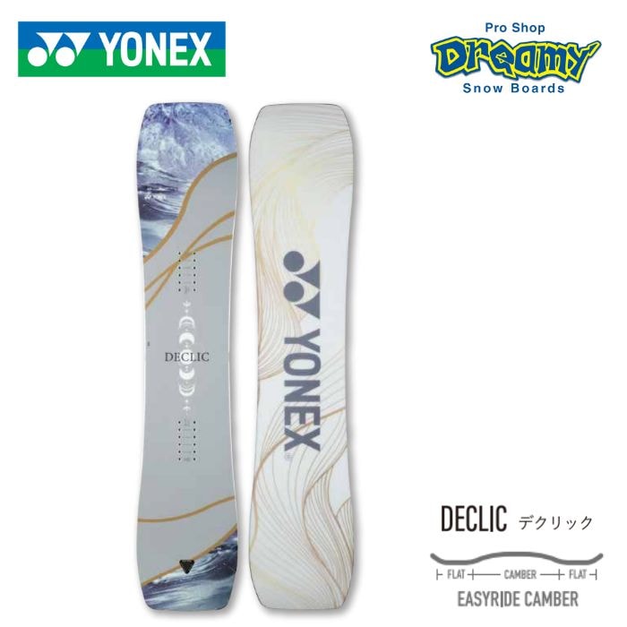 スノーボード yonex DECLIC 138cm YONEX ヨネックス スノーボード 板 レディース グラトリ DECLIC