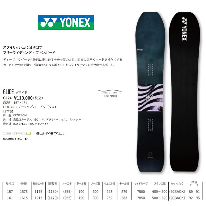YONEX スノーボード パープル 楽天市場】YONEX ヨネックス 正規品 25-26 (SMOOTH) スムース