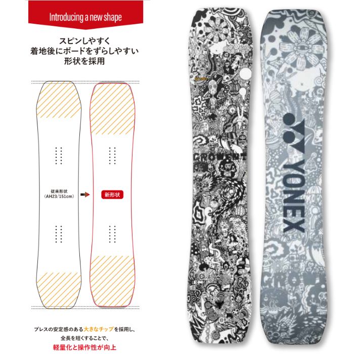 Patagonia YONEX GROWENT 24/25 スノーボード 24-25 YONEX ヨネックス GROWENT グローエント GW24 ホワイト