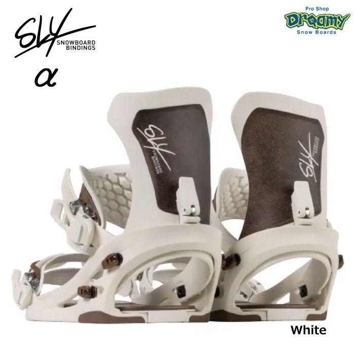 25-26 SLY α White グラトリ専用バインディング カーボンディスク