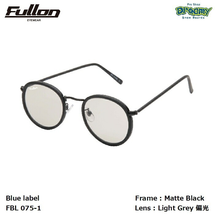FULLON �ե����� FBL 075-1 MatteBlack LightGrey�и���� �ܥ��ȥ� �ᥬ�Ϳ�������Ķ���ݶ�������° �������걦¦��� �Ĥ�ä� ���󥰥饹 ������