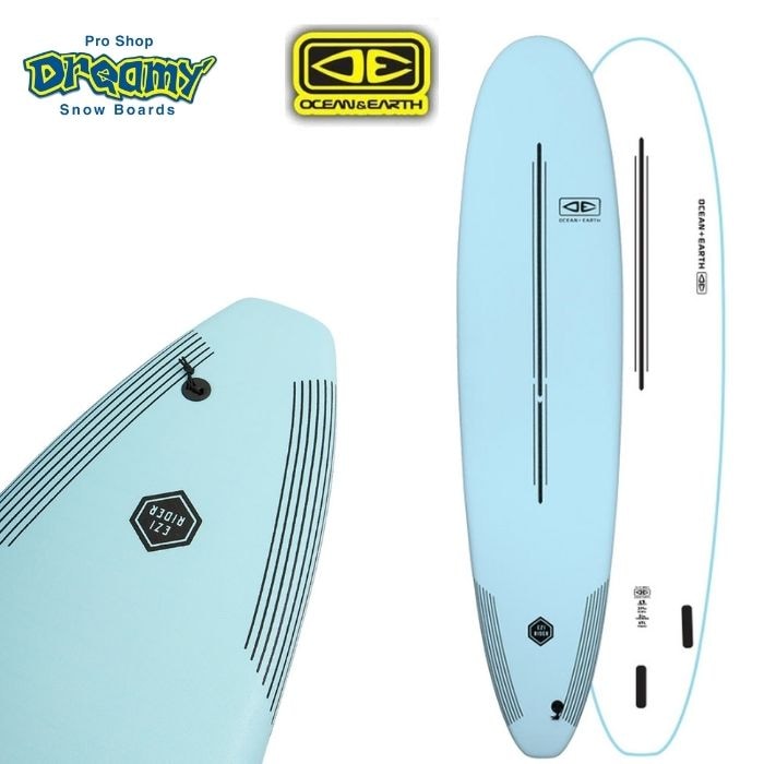 数量限定！在庫処分セール 売り切れ御免 OCEAN&EARTH ソフトサーフボード EZI 8 8'0” BOARD SOFT RIDER サーフィン・ボディボード