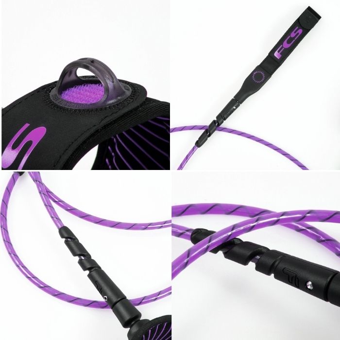 FCS リーシュコード FREEDOM HELIX LEASH COMP 6ft 6フィート