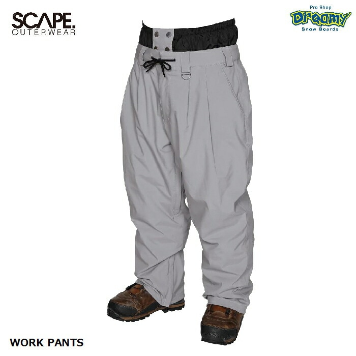 SCAPE エスケープ WORK PANTS 71123333 スノーパンツ 耐水圧10000mm 2 