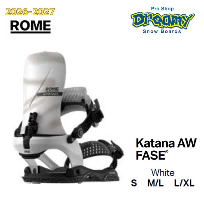 26-27 ROME Katana AW FASE WHITE ローム カタナ フェーズシーステム