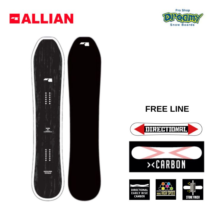 スノーボード 2025-26 ALLIAN FREE LINE 158 25-26 ALLIAN アライアン FREE LINE フリー ライン 147/154/158