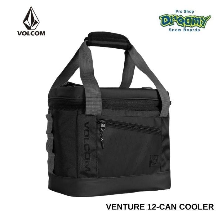 VOLCOM ボルコム VENTURE 12-CAN COOLER VMXX00VMEG BLACK ロゴ 12缶