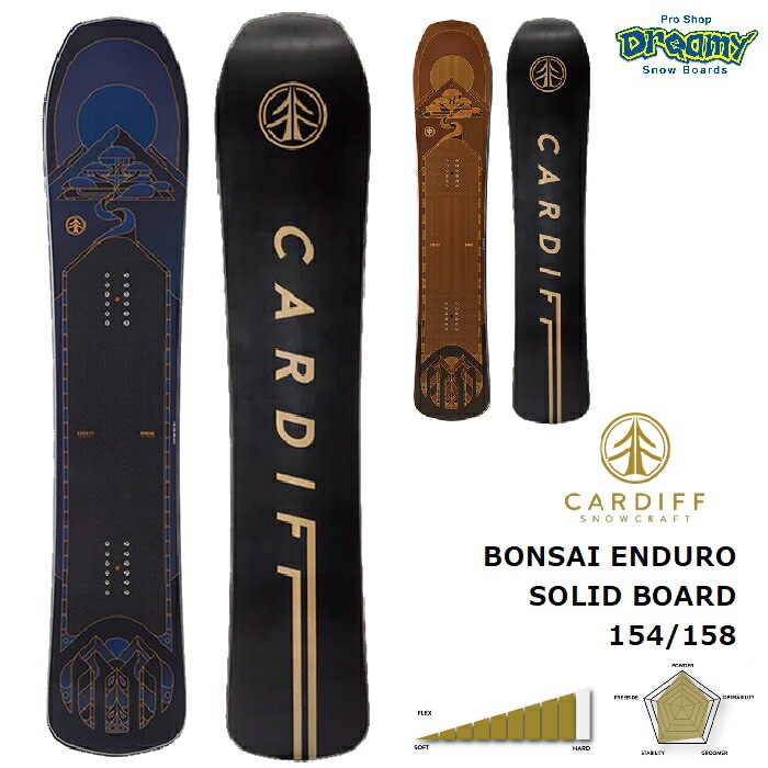 CARDIFF SNOWCRAFT ǥեΡե BONSAI ENDURO SOLID BOARD ܥ󥵥 BO-EN-23 ѥ ޥƥ Ρܡ  23-24 