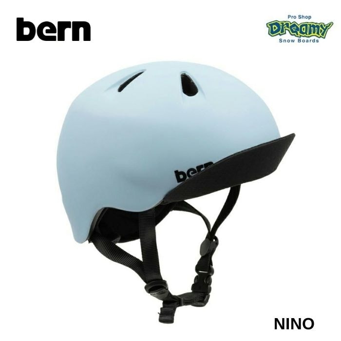 BERN バーン NINO ヘルメット BEVJB MATTE AMAZON BLUE 子供用 US FIT