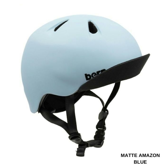 BERN バーン NINO ヘルメット BEVJB MATTE AMAZON BLUE 子供用