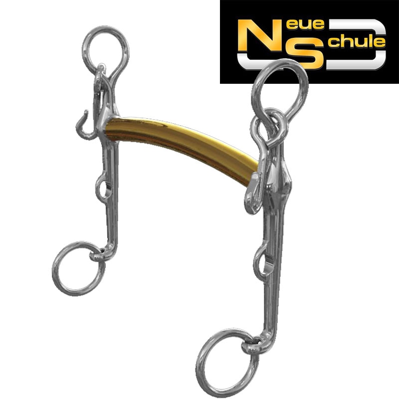 ノイ・シューレ ハミ NS タートルタクティオ 小勒 サイズM (128-138mm) Neue Schule 乗馬 馬術 ノイ・シューレ ハミ NS タートルタクティオ 小勒 サイズM (128