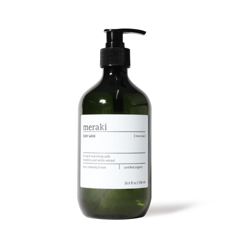 ボディウォッシュ OG リネンデュウ 490ml／meraki（ボディソープ