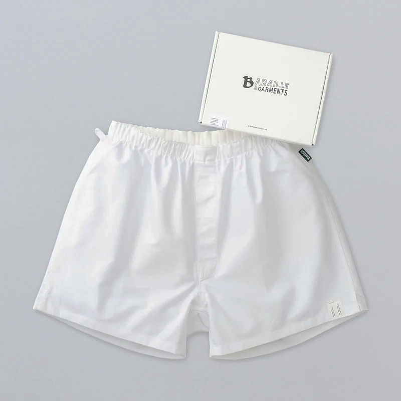 KILMARNOCK Oxford Shorts（ホワイト）／BARAILLE&GARMENTS