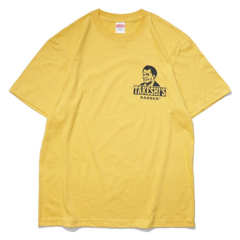 TAKESHI'S BARBER TEE （イエロー）／TAKESHI'S BARBER（Tシャツ
