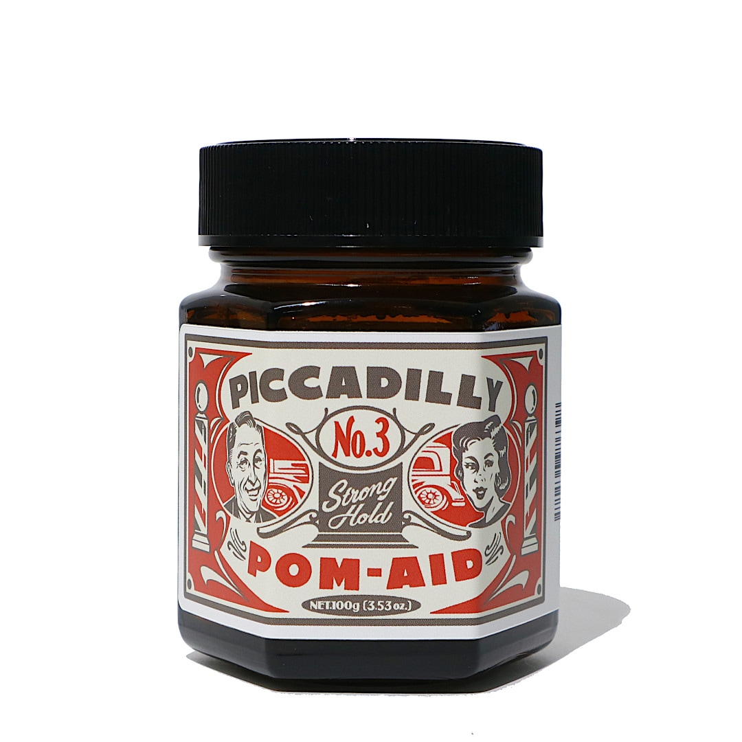 №3 ストロングホールドポマード（無香料）／PICCADILLY（ポマード