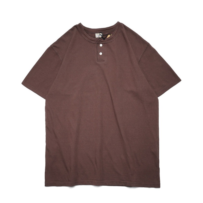 REGULAR HENLY NECK T（BROWN）／CS1950（Tシャツ） | カテゴリ