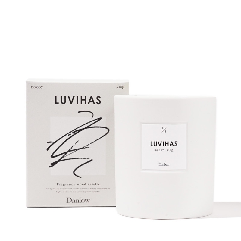 フレグランスウッドキャンドル - LUVIHAS(ルヴィハス) -／Danlow