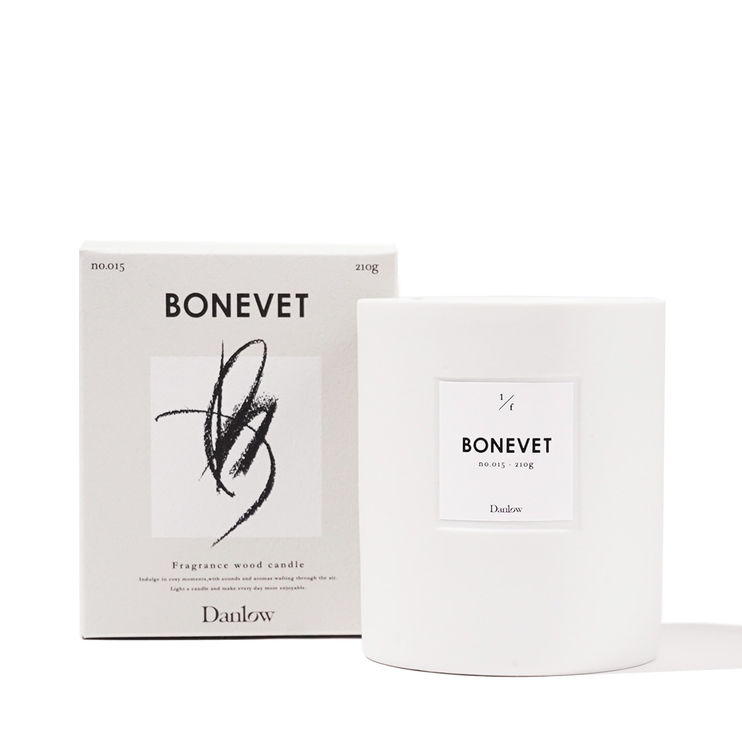 フレグランスウッドキャンドル - BONEVET(ボネベット) -／Danlow