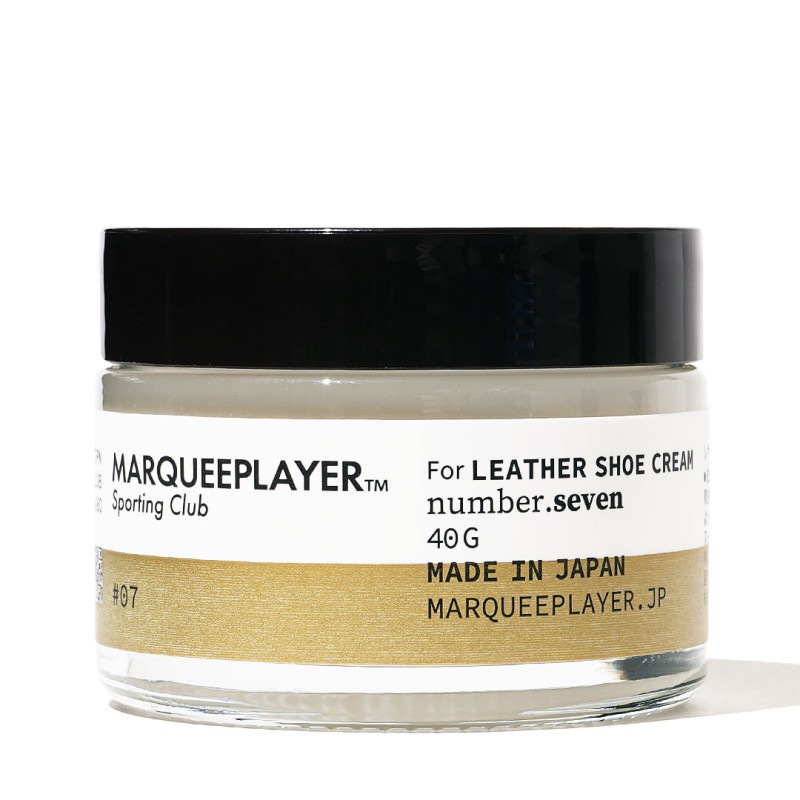 シュークリーム（レザー用 無色） #07／MARQUEE PLAYER（革靴クリーム