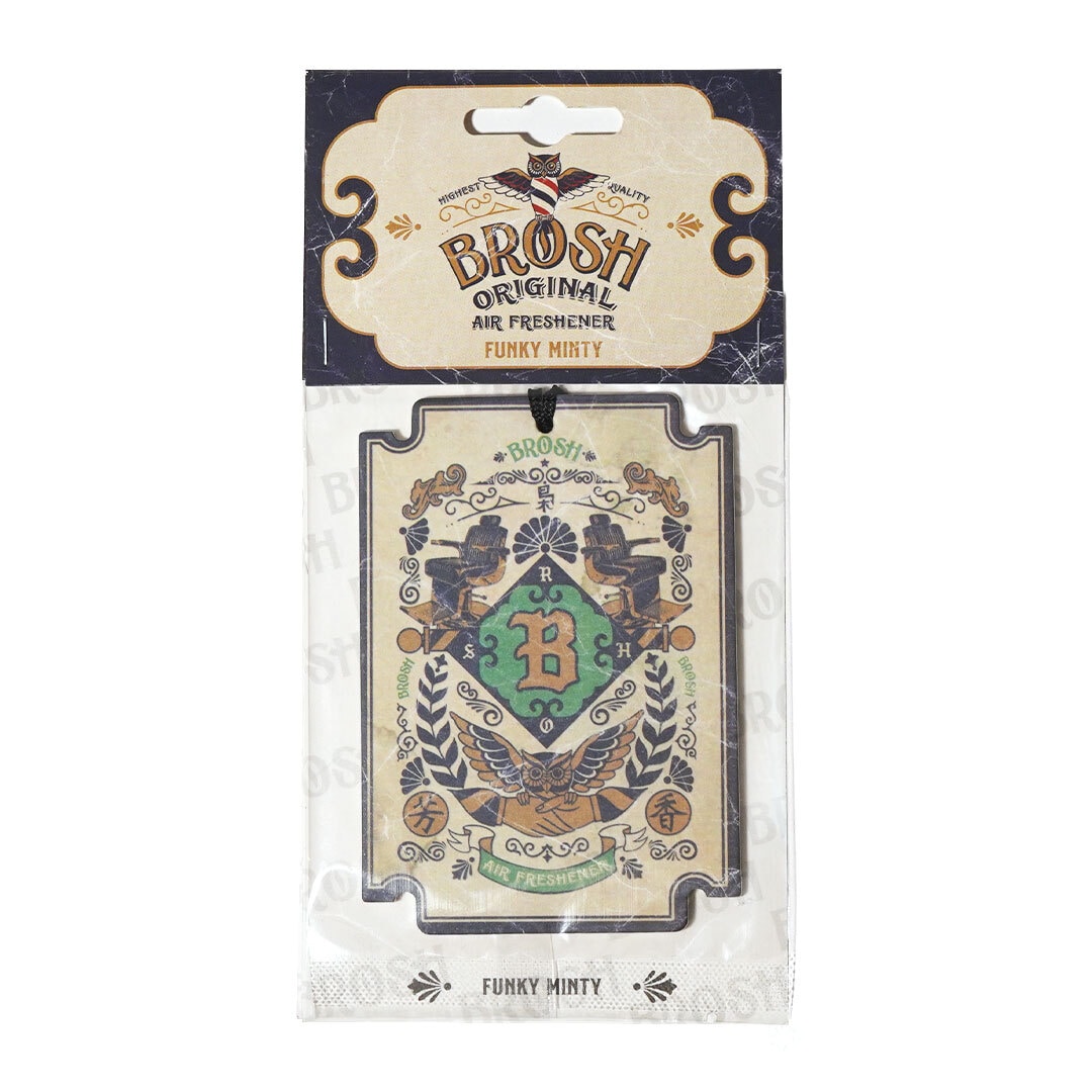 BROSH AIR FRESHENER FUNKY MINTY（GREEN）／BROSH（エアーフレッシュ
