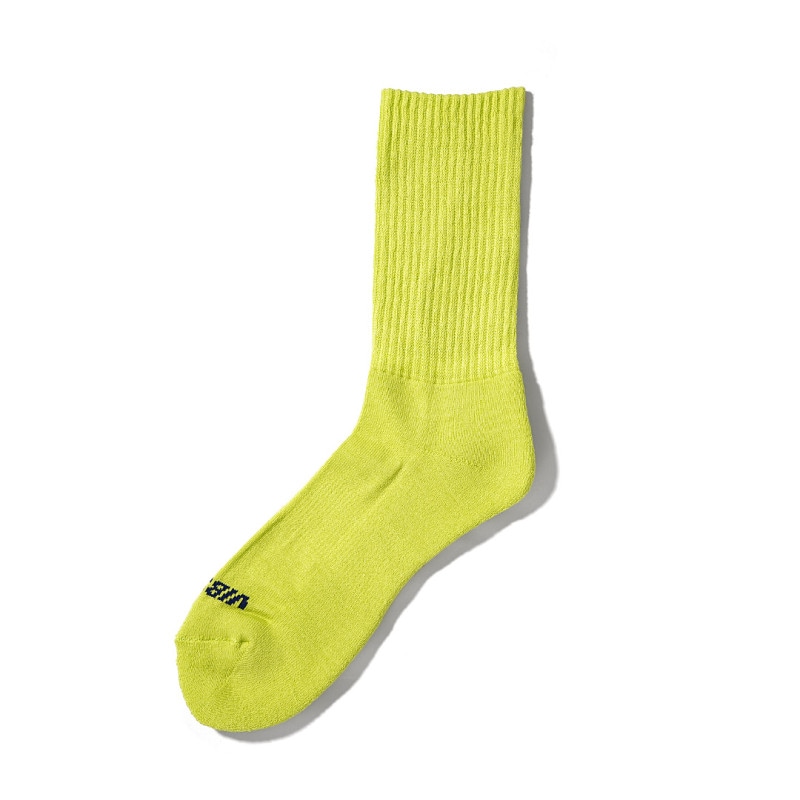 PEACEMINUSONE SOCKS ソックス ネオン イエロー グリーン PEACEMINUSONE SOCKS ソックス ネオン イエロー グリーン