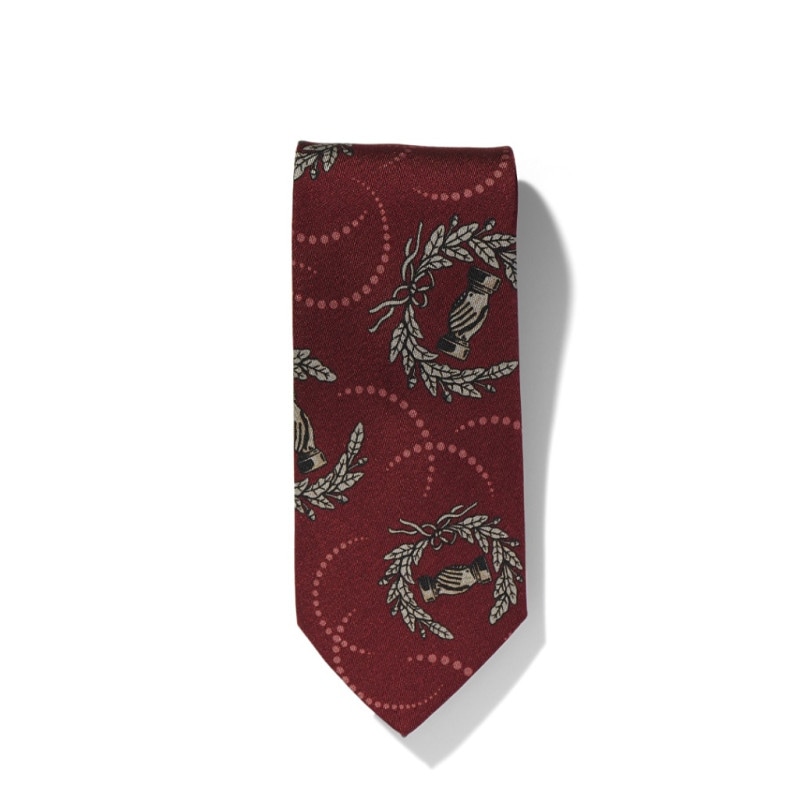 gladhand ネクタイ　希少 SHAKE HAND - FOUR IN HAND TIE（BURGUNDY）／GLAD HAND （ネクタイ