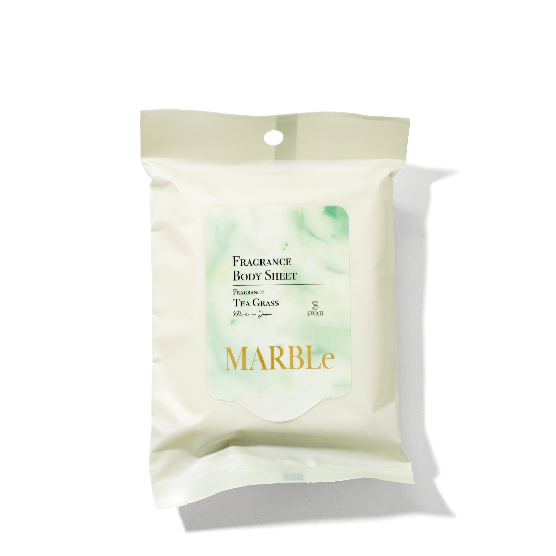 FRAGRANCE BODY SHEET（TEA GRASS）／ SWATi（ボディシート
