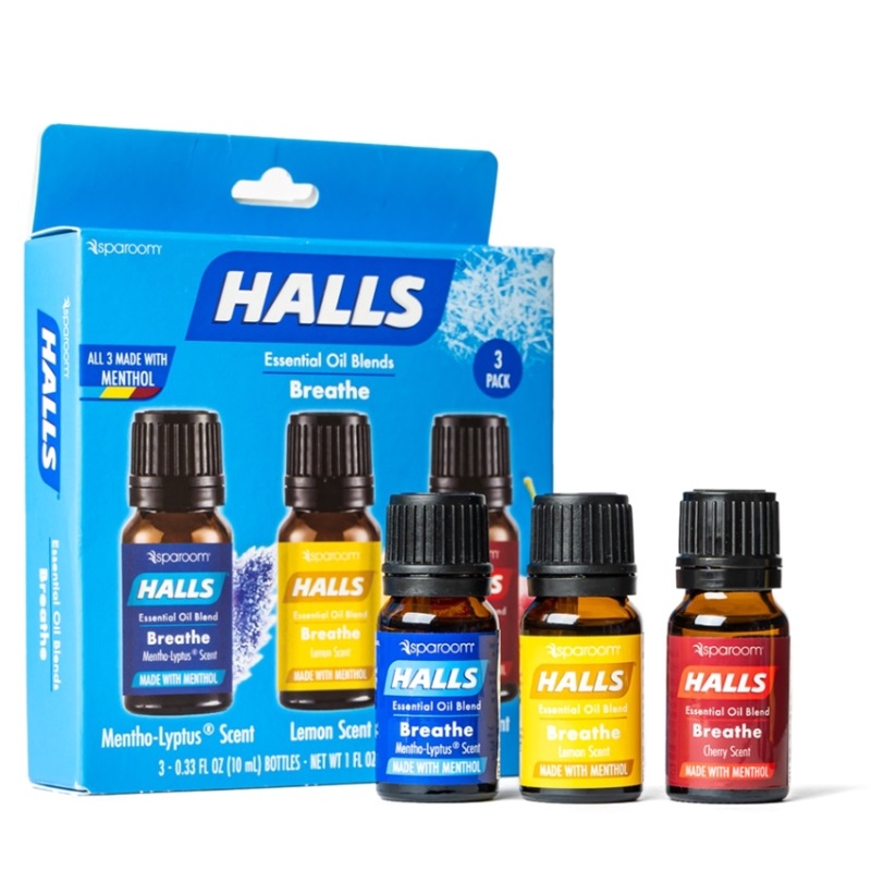 ホールズ エッセンシャルオイルブレンド 3パック／HALLS