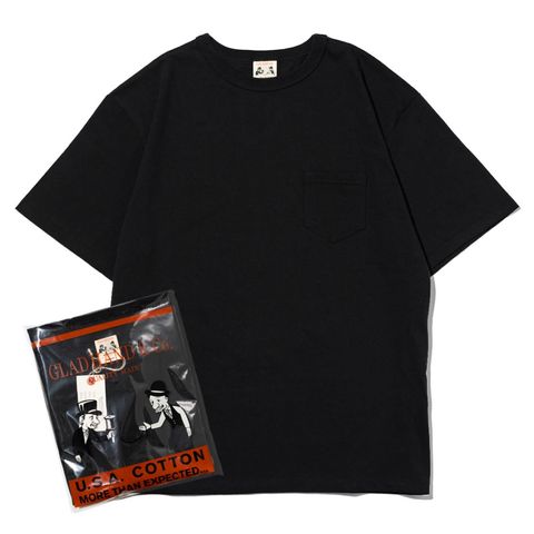 HEAVY WEIGHT BINDER NECK POCKET T-SHIRTS_32BKˡGLAD HAND Tġ