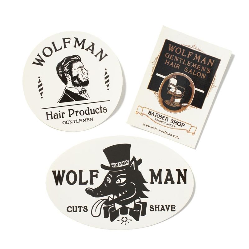 WOLFMAN オリジナルステッカーセット_T（3枚入り）／WOLFMAN