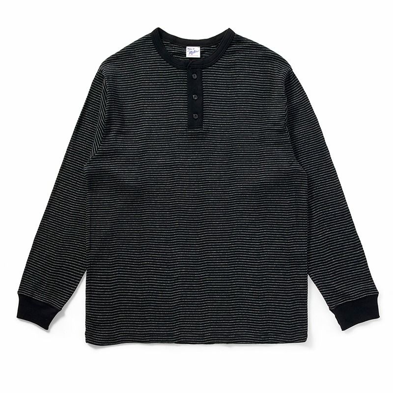 Panel-rib H/N Tee カジュアルフィット 143C（チャコールグレー