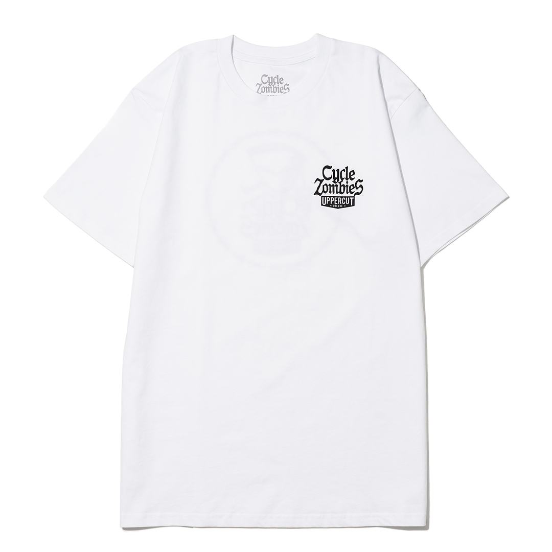 限定】CYCLE ZONBIES × UPPERCUT TEE（WHITE）／UPPERCUT（Tシャツ