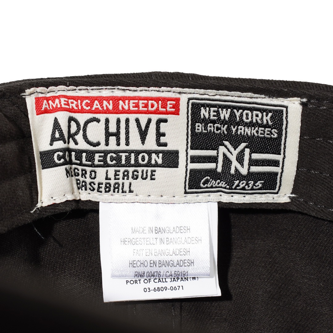 NY BLACK YANKEES - ARCHIVE��BLACK�ˡ�AMERICAN NEEDLE �ʥ���åס�