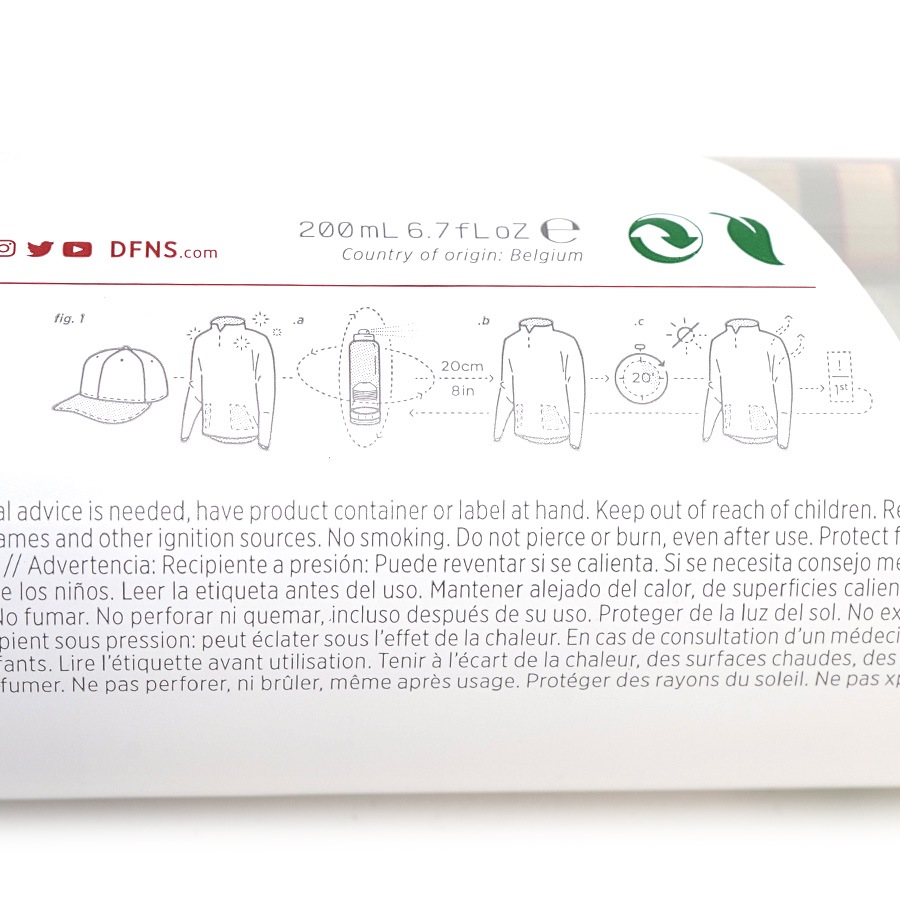 Apparel&Hat Protector 200mlDFNS她ץ졼