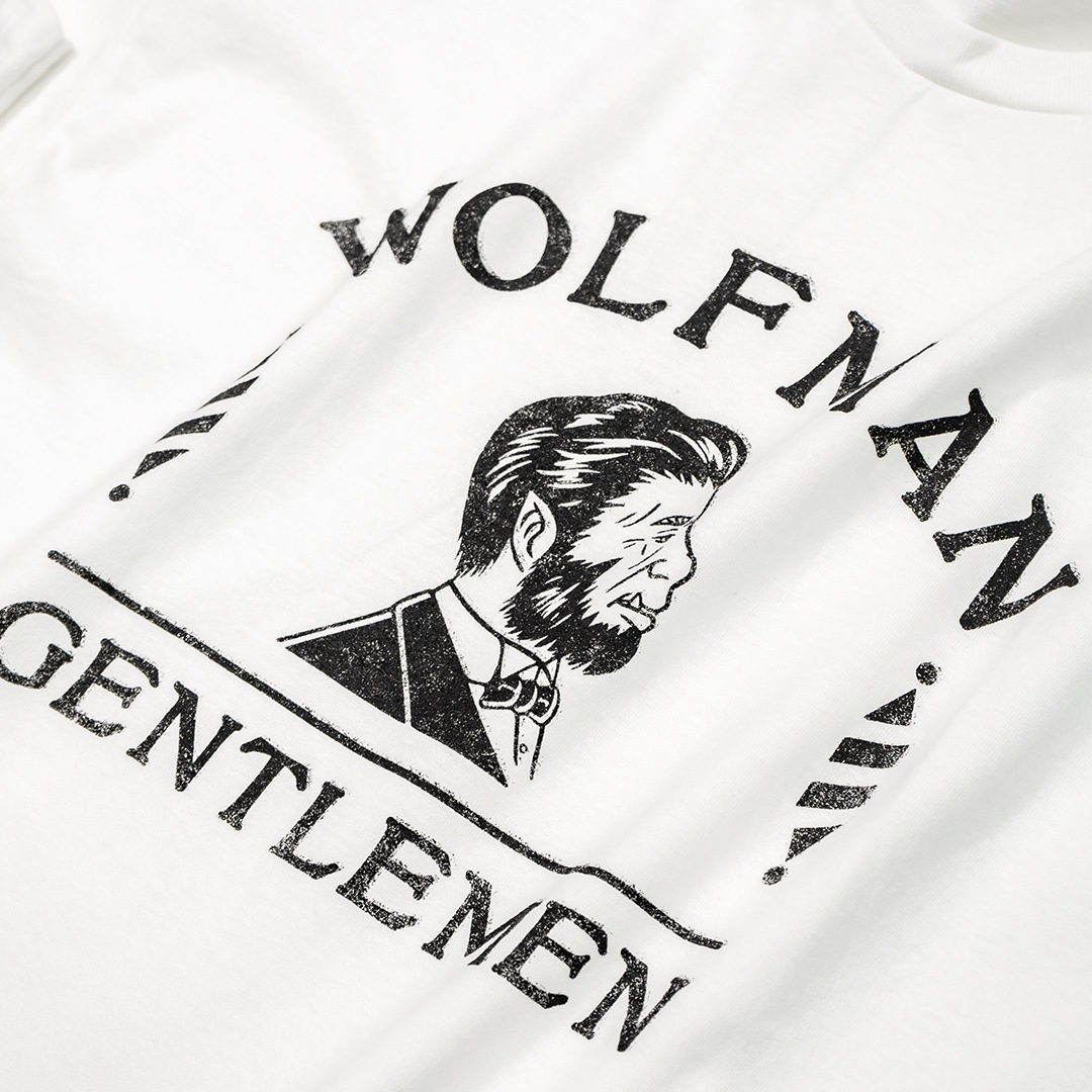 WOLFMAN GENTLEMEN TEE_WHWOLFMANTġ