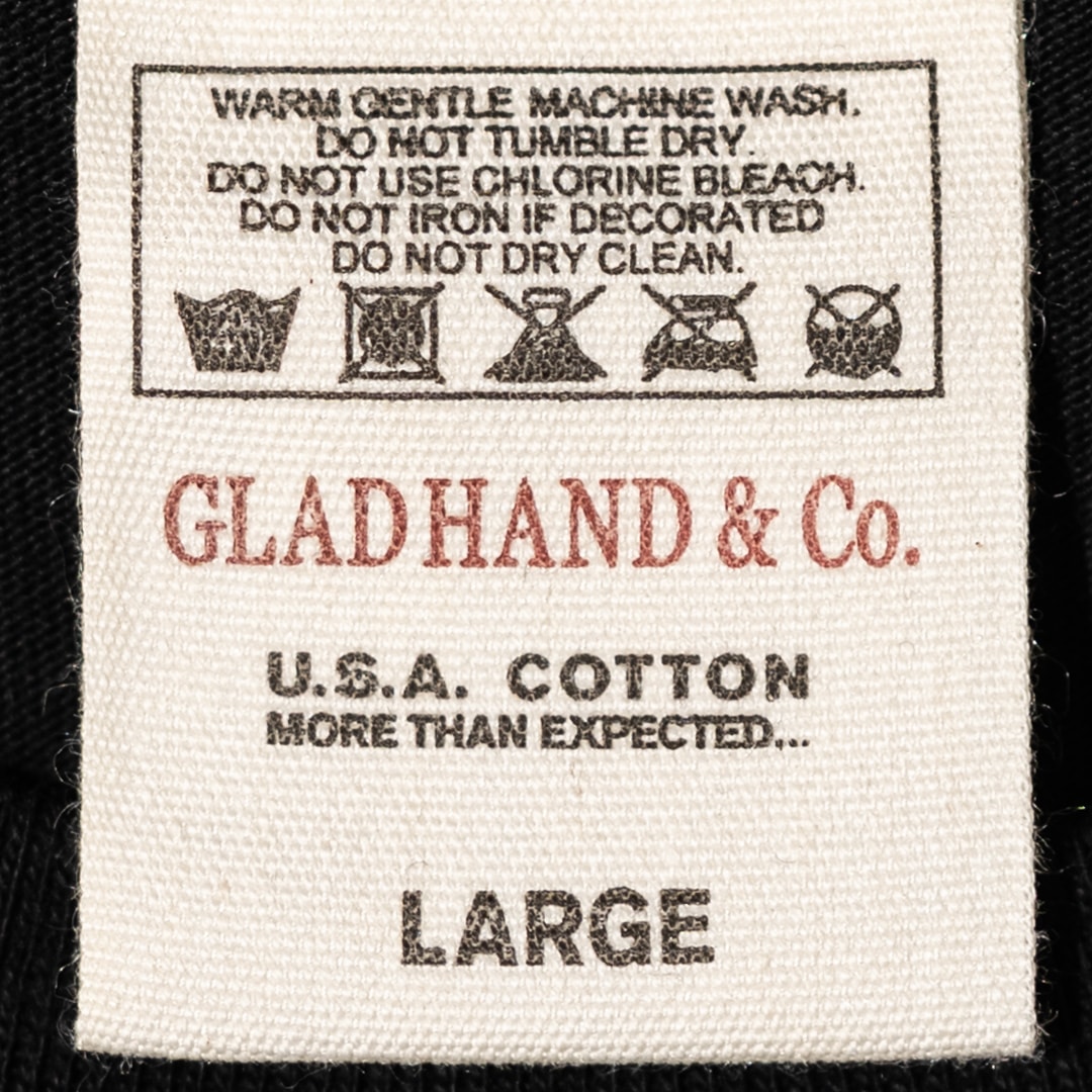 HEAVY WEIGHT BINDER NECK POCKET T-SHIRTS_32��BK�ˡ�GLAD HAND ��T����ġ�