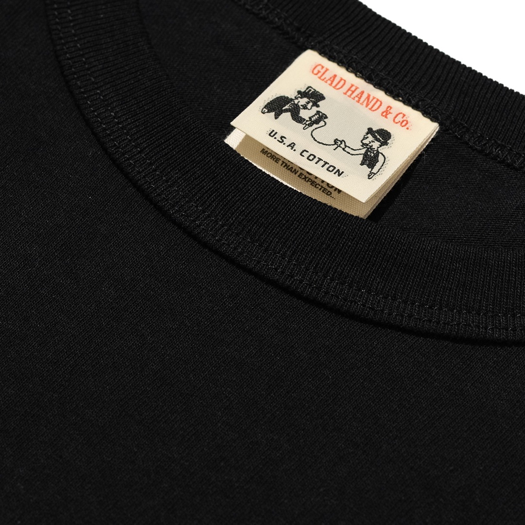 HEAVY WEIGHT BINDER NECK POCKET T-SHIRTS_32��BK�ˡ�GLAD HAND ��T����ġ�