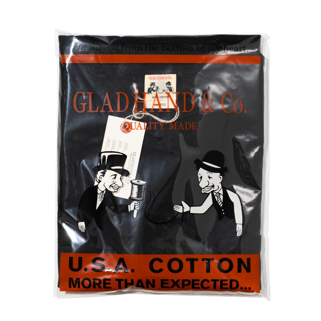 HEAVY WEIGHT BINDER NECK POCKET T-SHIRTS_32��BK�ˡ�GLAD HAND ��T����ġ�