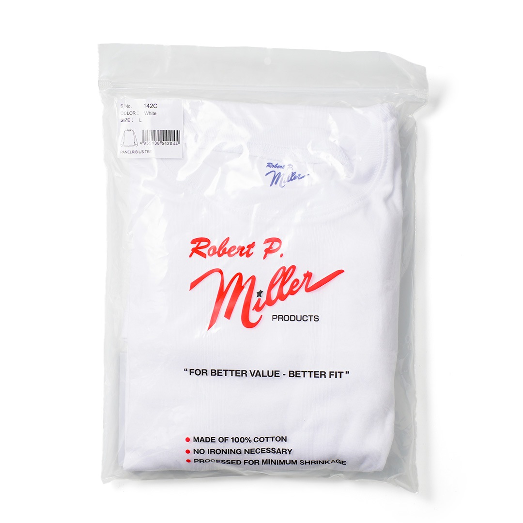 Panel-rib L/S Tee �����奢��ե��å� 142C�ʥۥ磻�ȡˡ�Robert P. Miller��T����ġ�