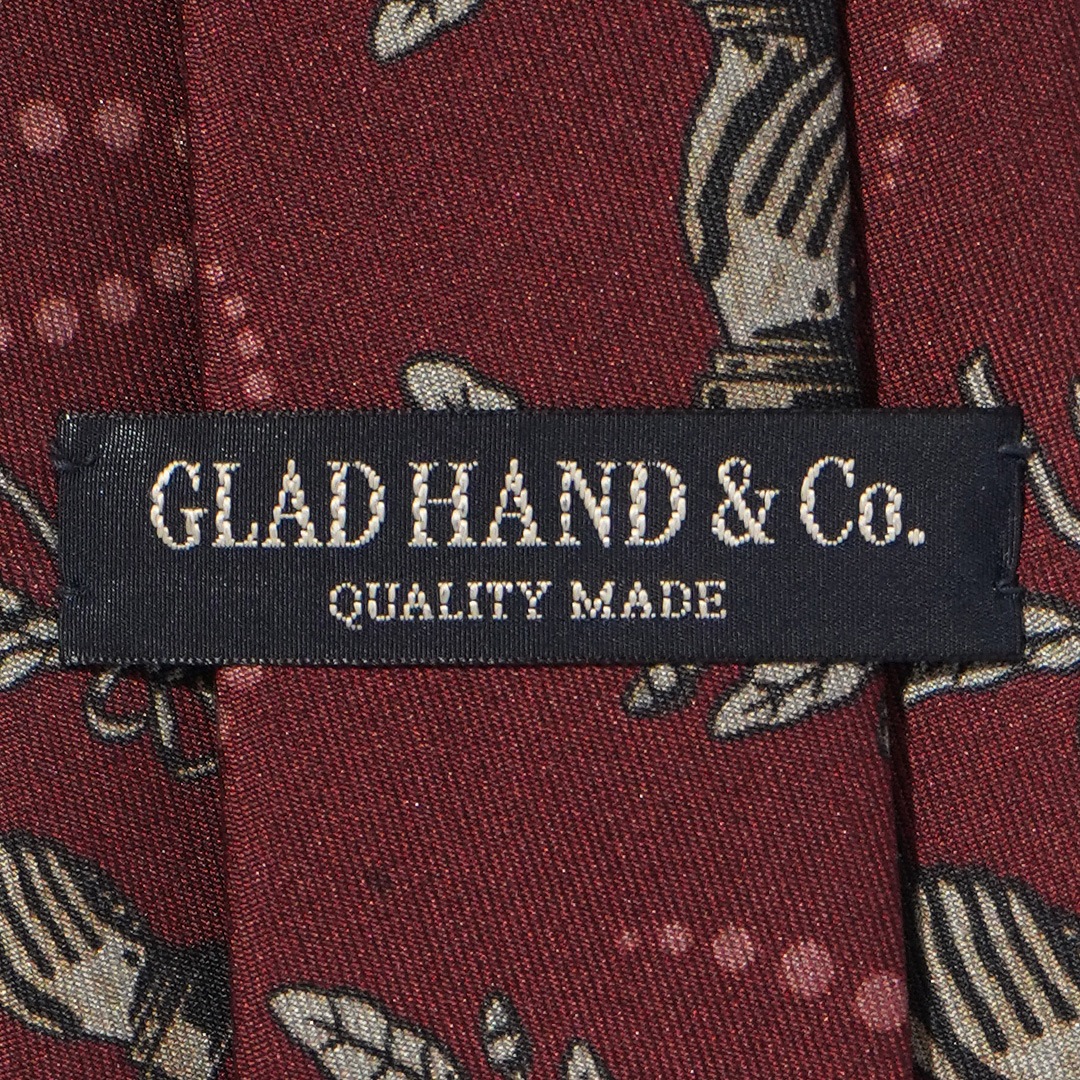 SHAKE HAND - FOUR IN HAND TIEBURGUNDYˡGLAD HAND ʥͥ