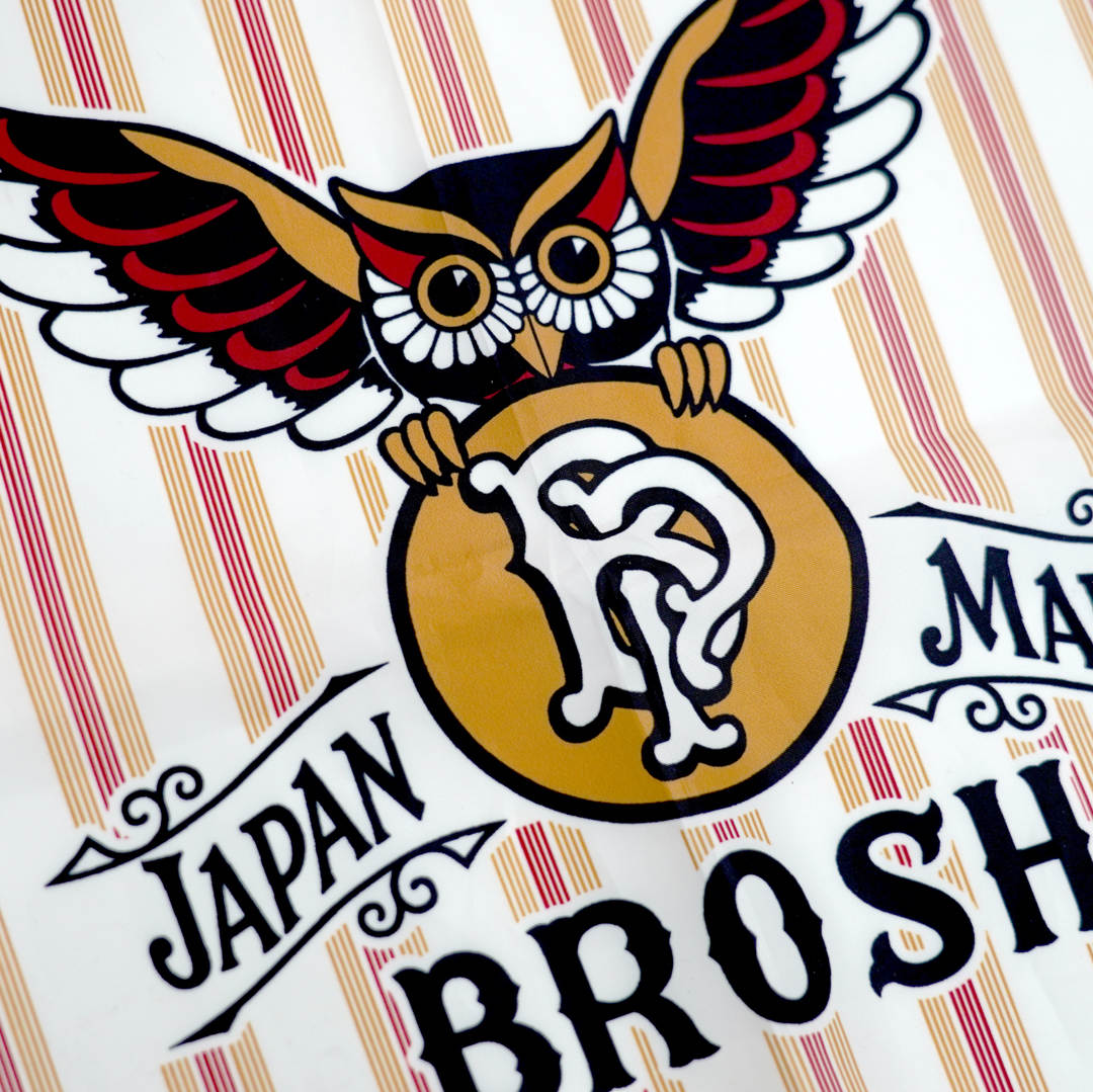BROSH ORIGINAL LOGO Cut Cloth - RED STRIPE��BROSH�ʥ��åȥ�������