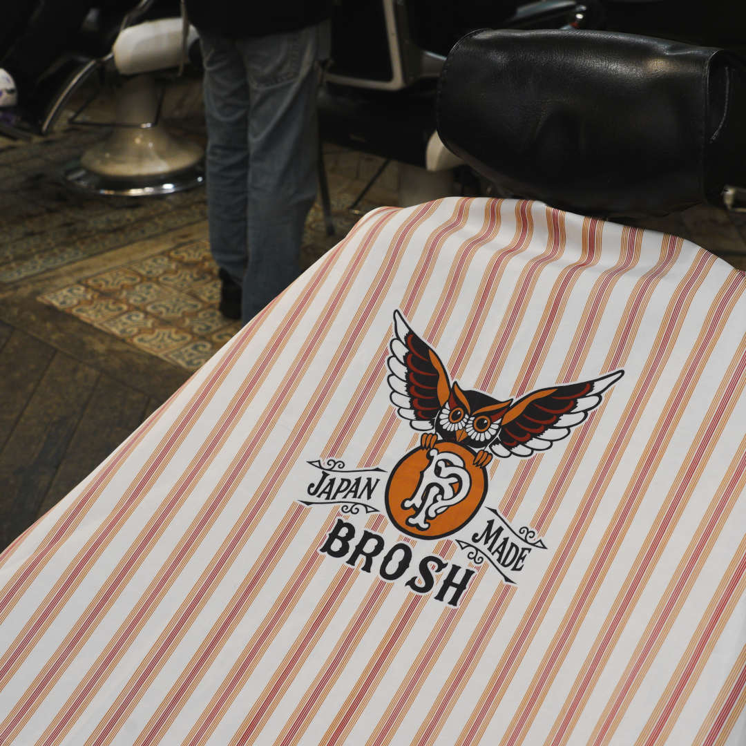 BROSH ORIGINAL LOGO Cut Cloth - RED STRIPE��BROSH�ʥ��åȥ�������
