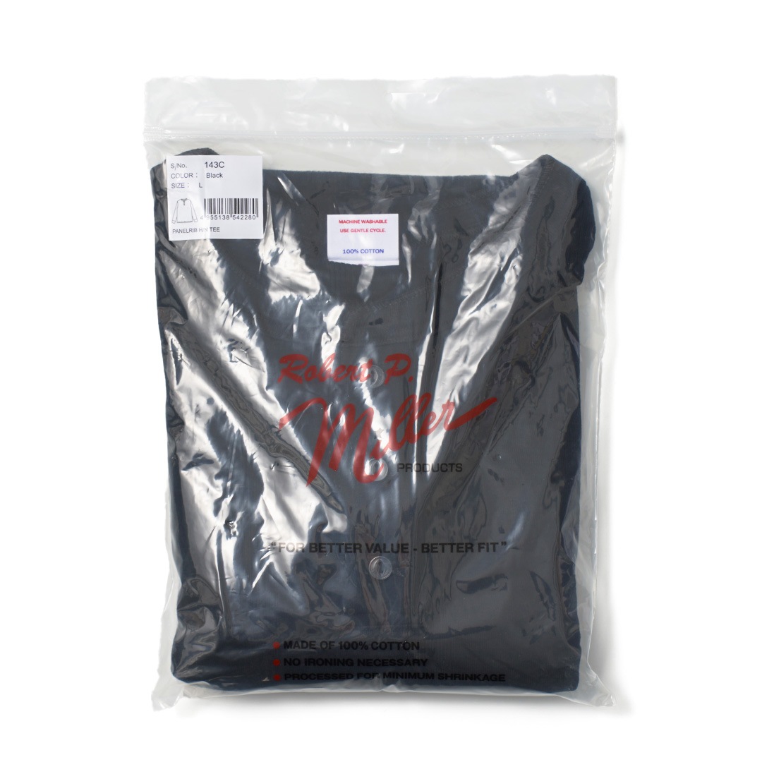 Panel-rib H/N Tee �����奢��ե��å� 143C�ʥ֥�å��ˡ�Robert P. Miller��T����ġ�