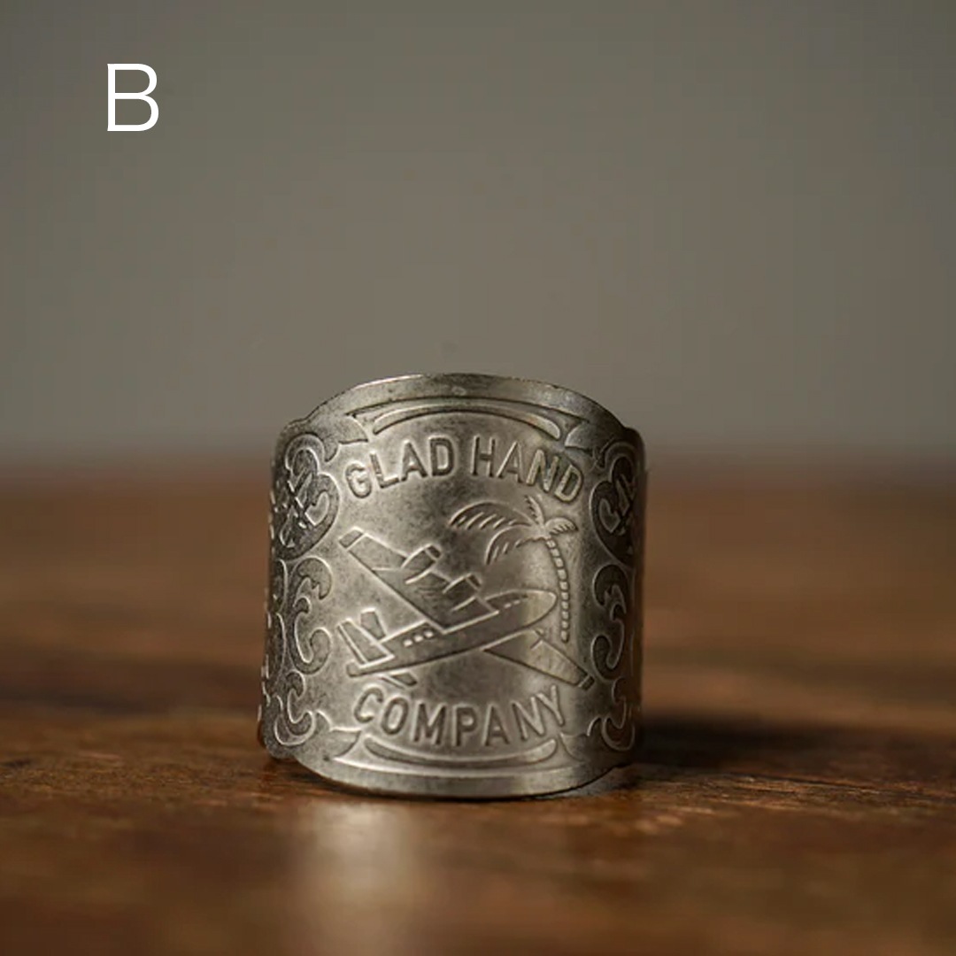 CIGAR TAG RING SILVER��GLAD HAND�ʥ�󥰡�