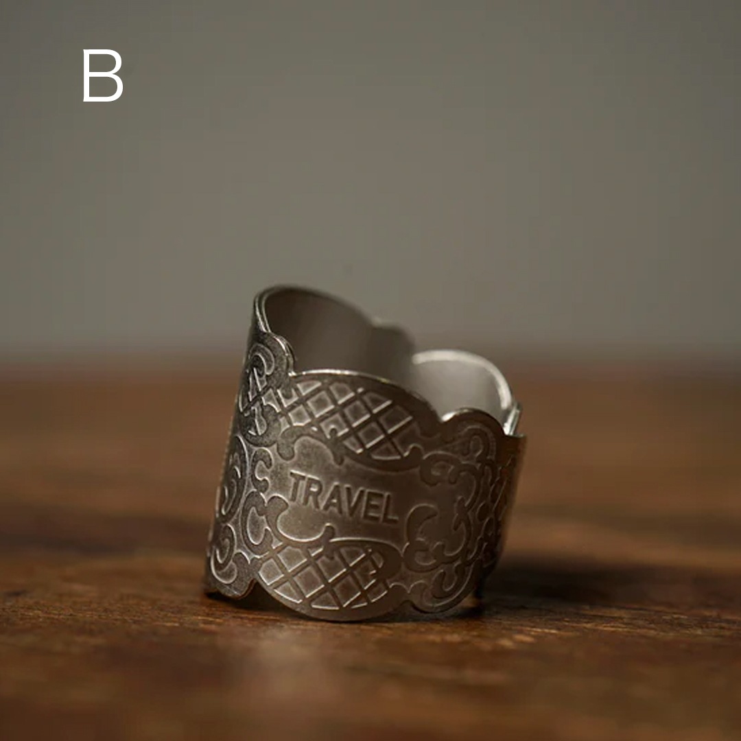 CIGAR TAG RING SILVER��GLAD HAND�ʥ�󥰡�