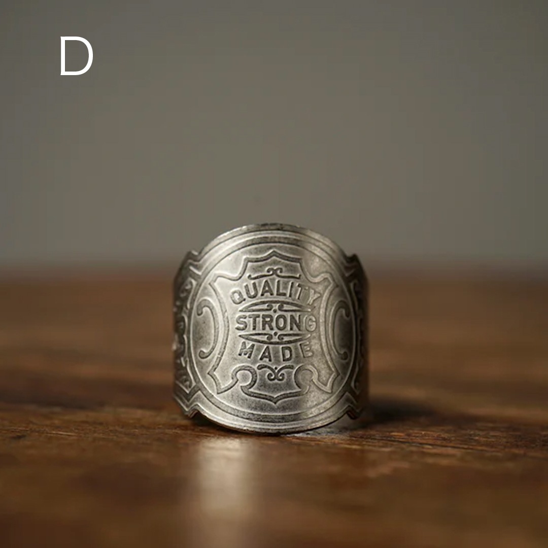 CIGAR TAG RING SILVER��GLAD HAND�ʥ�󥰡�
