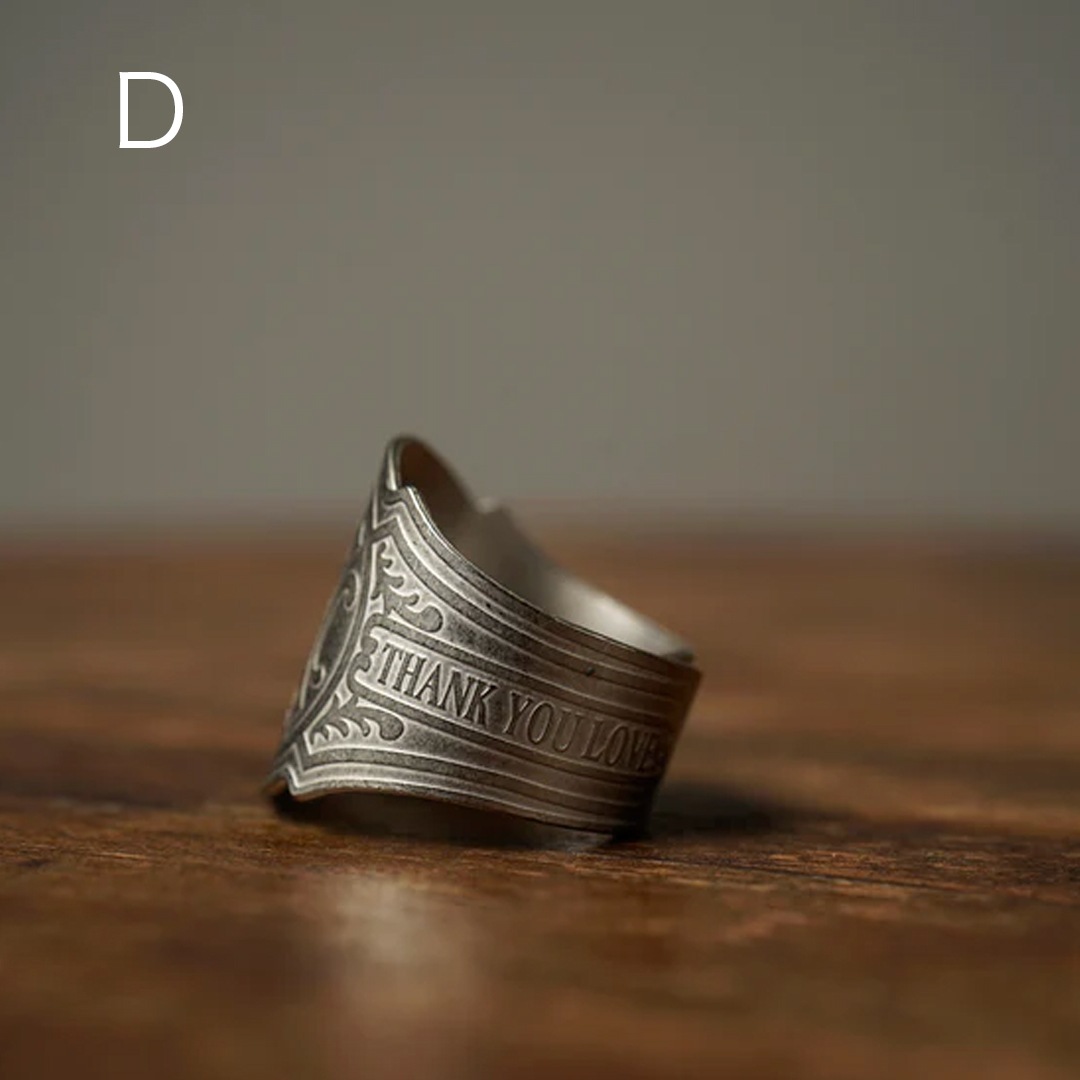 CIGAR TAG RING SILVER��GLAD HAND�ʥ�󥰡�