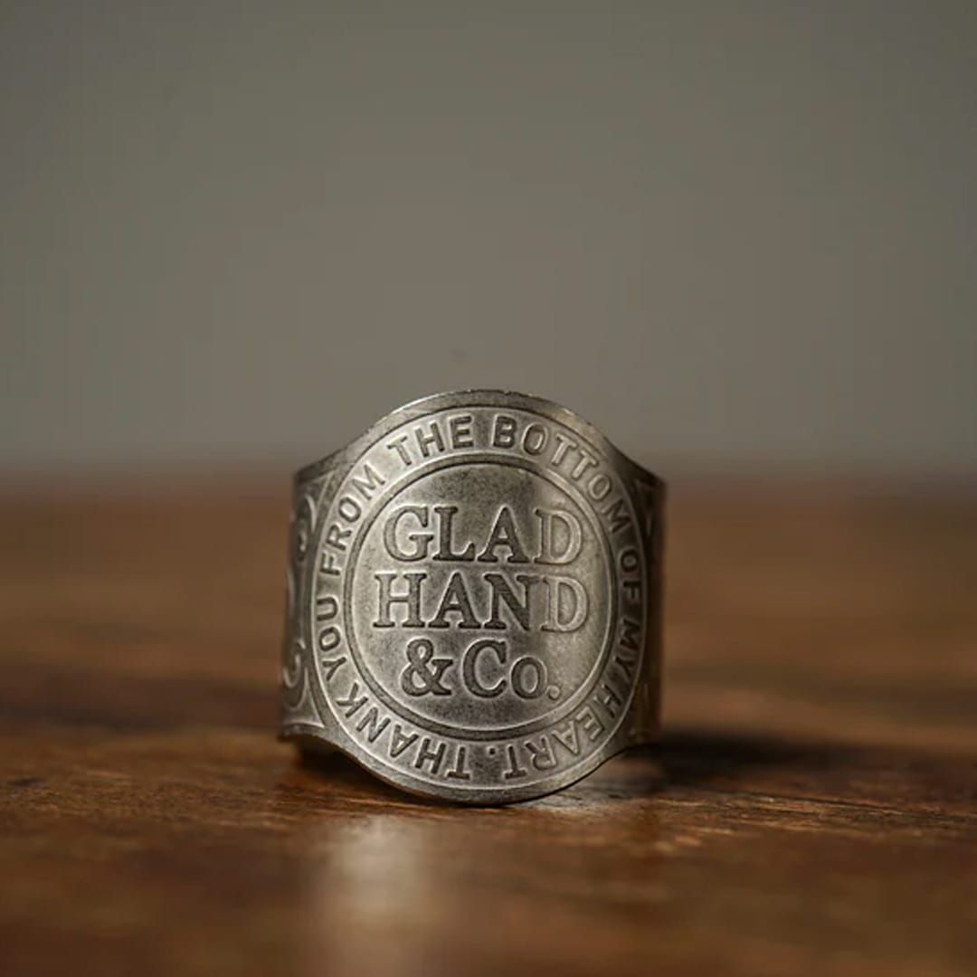 CIGAR TAG RING SILVER��GLAD HAND�ʥ�󥰡�