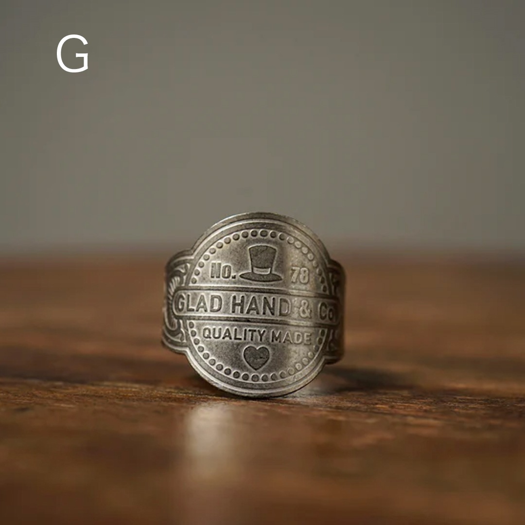 CIGAR TAG RING SILVER��GLAD HAND�ʥ�󥰡�