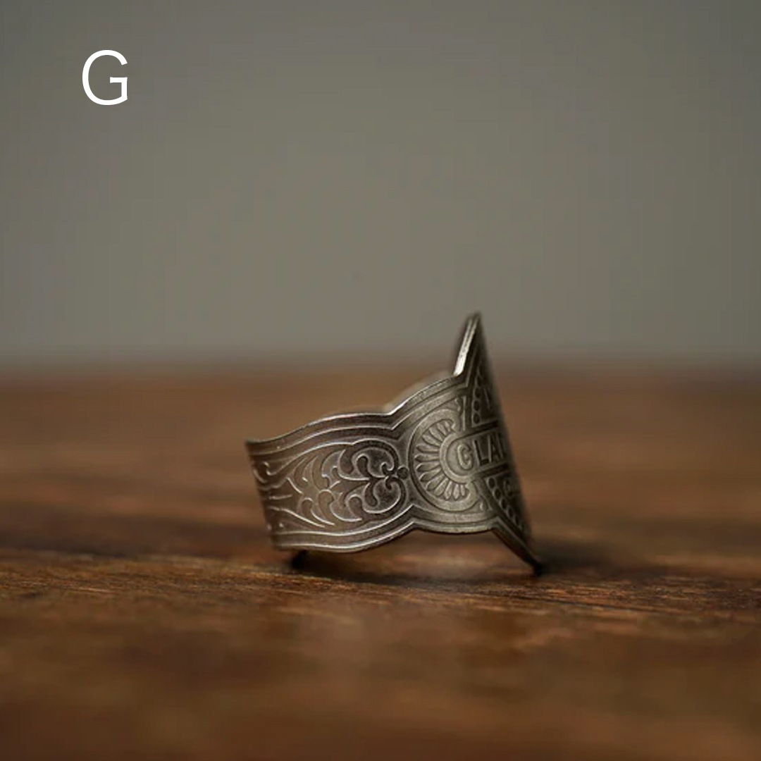 CIGAR TAG RING SILVER��GLAD HAND�ʥ�󥰡�